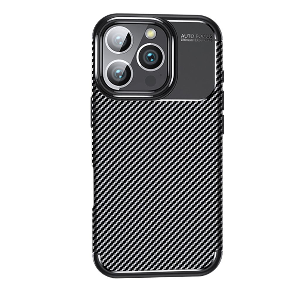 Чохол Ultimate Experience Carbon для IPhone 16 Pro чорний-0